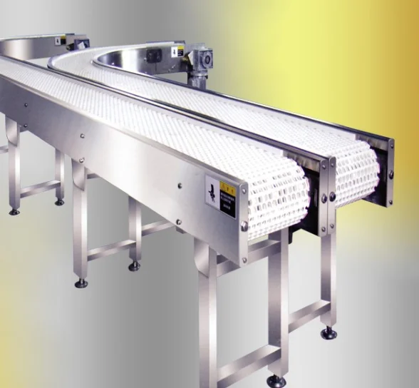 DLTE Small Plastic Chain Plate Conveyor Plastic  Modular Chain Conveyor