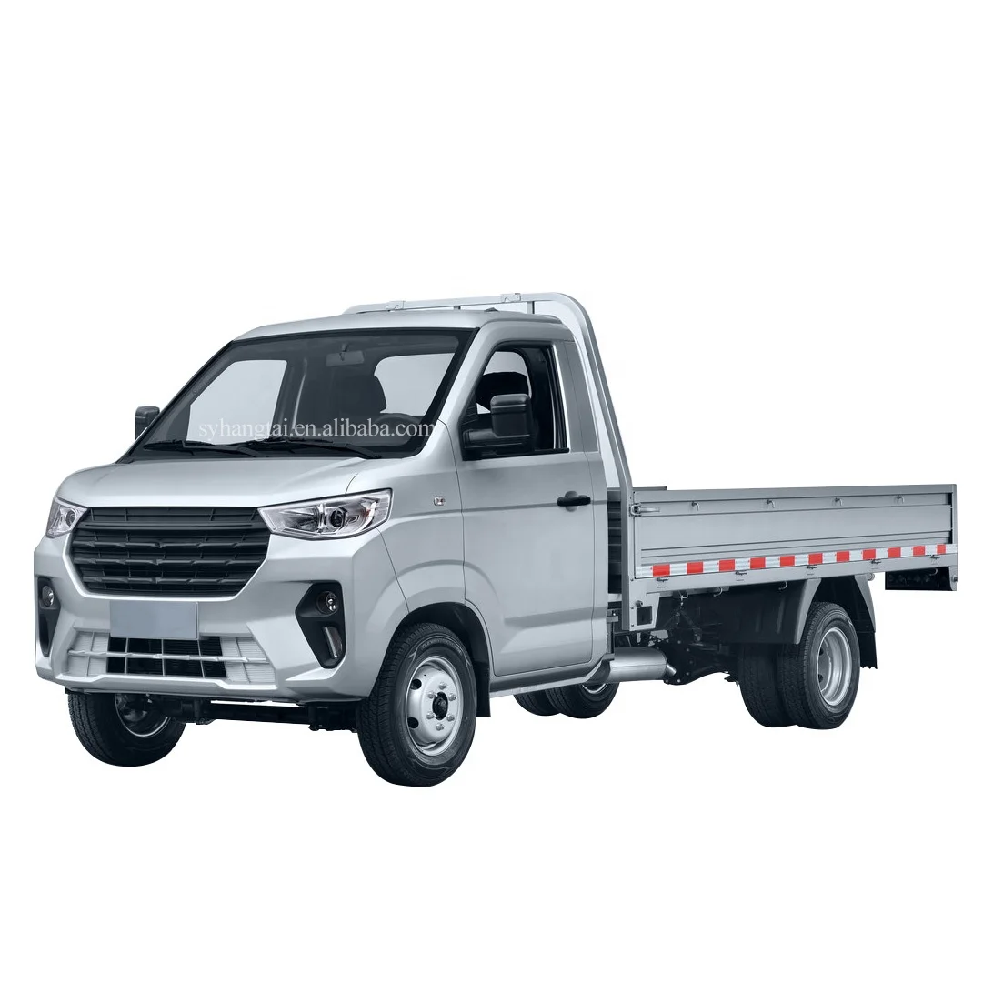 Customization Small Single Row Column Plate CNG Cargo Truck 122Hp Gas Engine