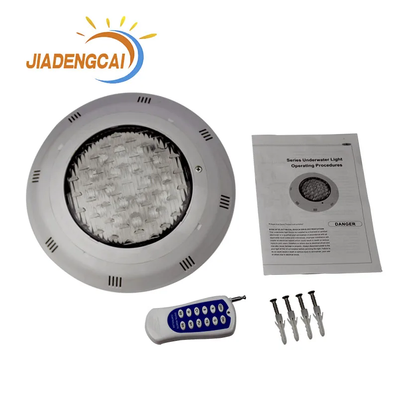 Colorful Round Waterproof 12w Underwater Pool Led Lights Underwater mounted surface wall swimming pool light