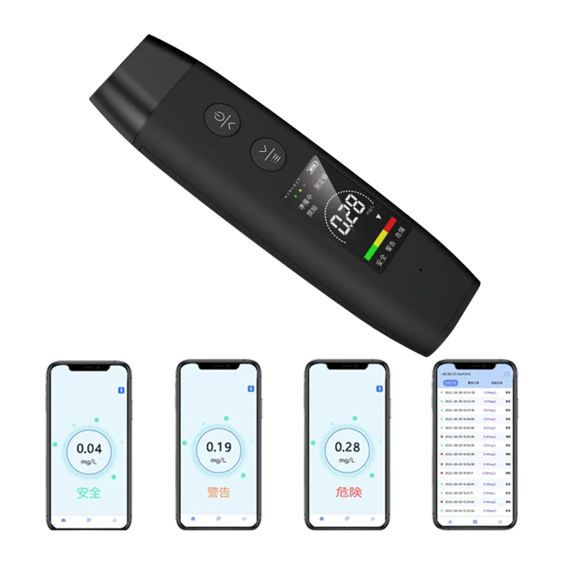 Factory Supplier AK13B Portable Mini LCD Display Digital Alcohol Breath Tester Professional Breathalyzer Alcohol Meter Analyzer