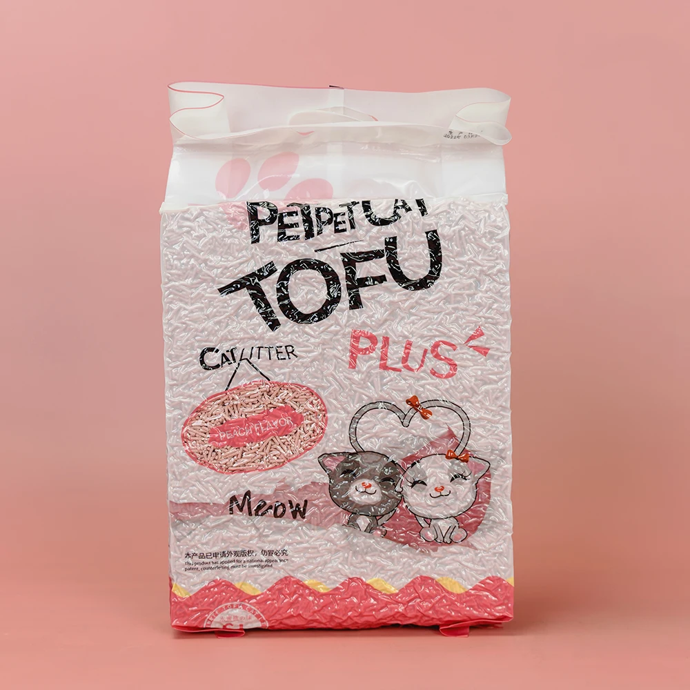 Factory direct sale OEM Pure natural dust-free quality quickly agglomerate tofu cat litter