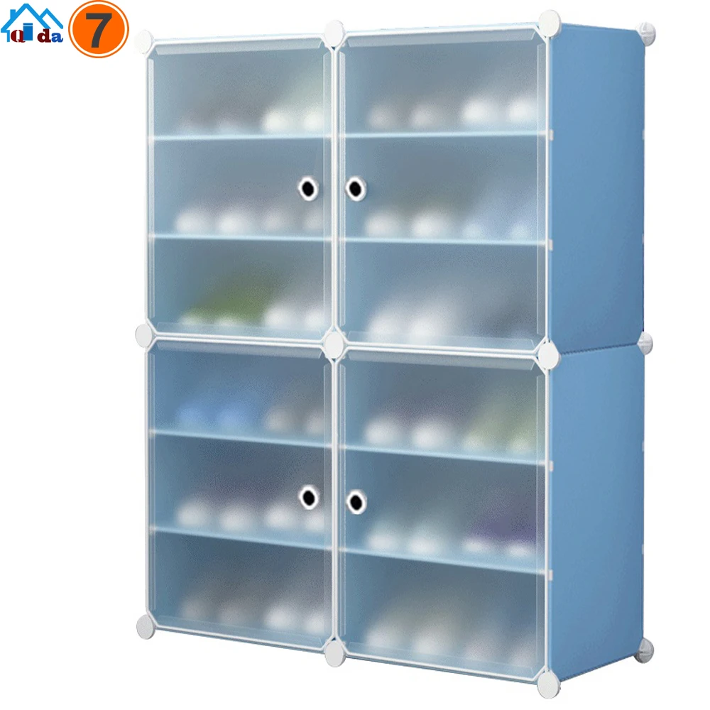 
Living Room Wardrobe Cabinet Plastic Wardrobe Cheap Folding PP Panel DIY Bedroom Wardrobes 