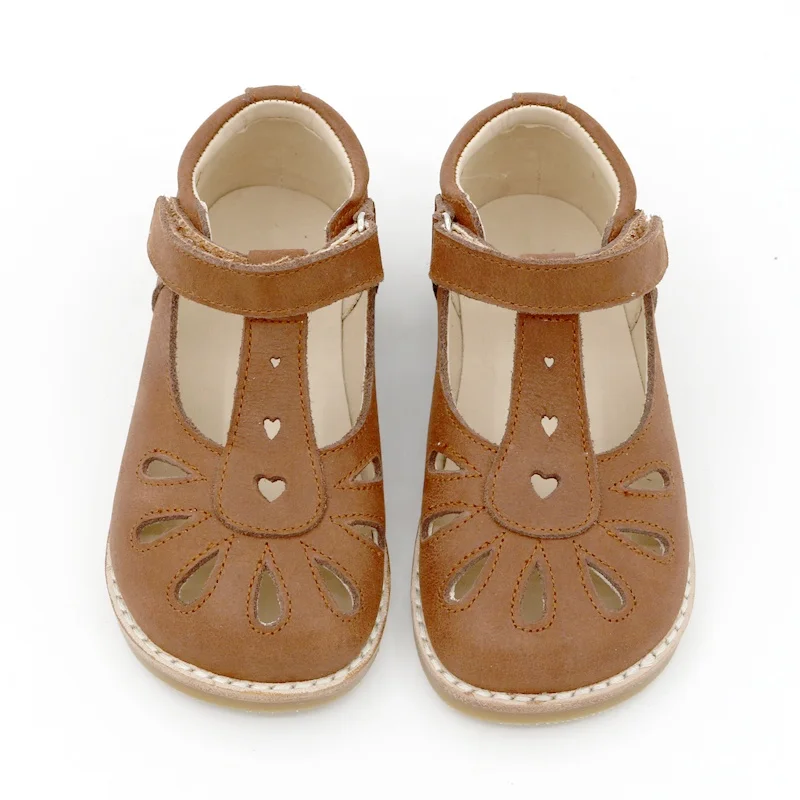 Casual Flower Bulk Rubber Sole Designer Wholesale Girls Import Children Leather Custom Shoe Kids