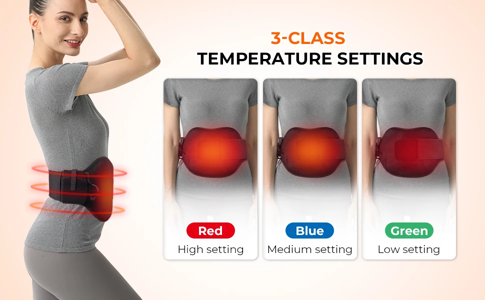 Menstrual Heating Pad Cordless Portable Heating Pad for Cramps Period Pain Relief Warm Therapy to Relieve Cramp Pains