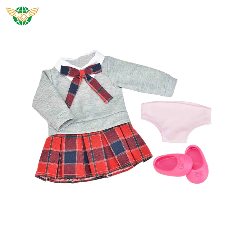 18-Inch Soft Reborn Doll Toy Fashion Pretty Girl with Beautiful Clothes Great Gift for Girls Made of Vinyl and Cotton