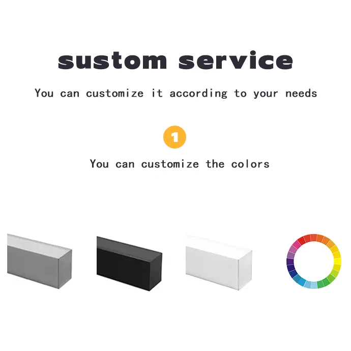 Factory direct sale of low price Led strip lighting aluminum profile hidden installation