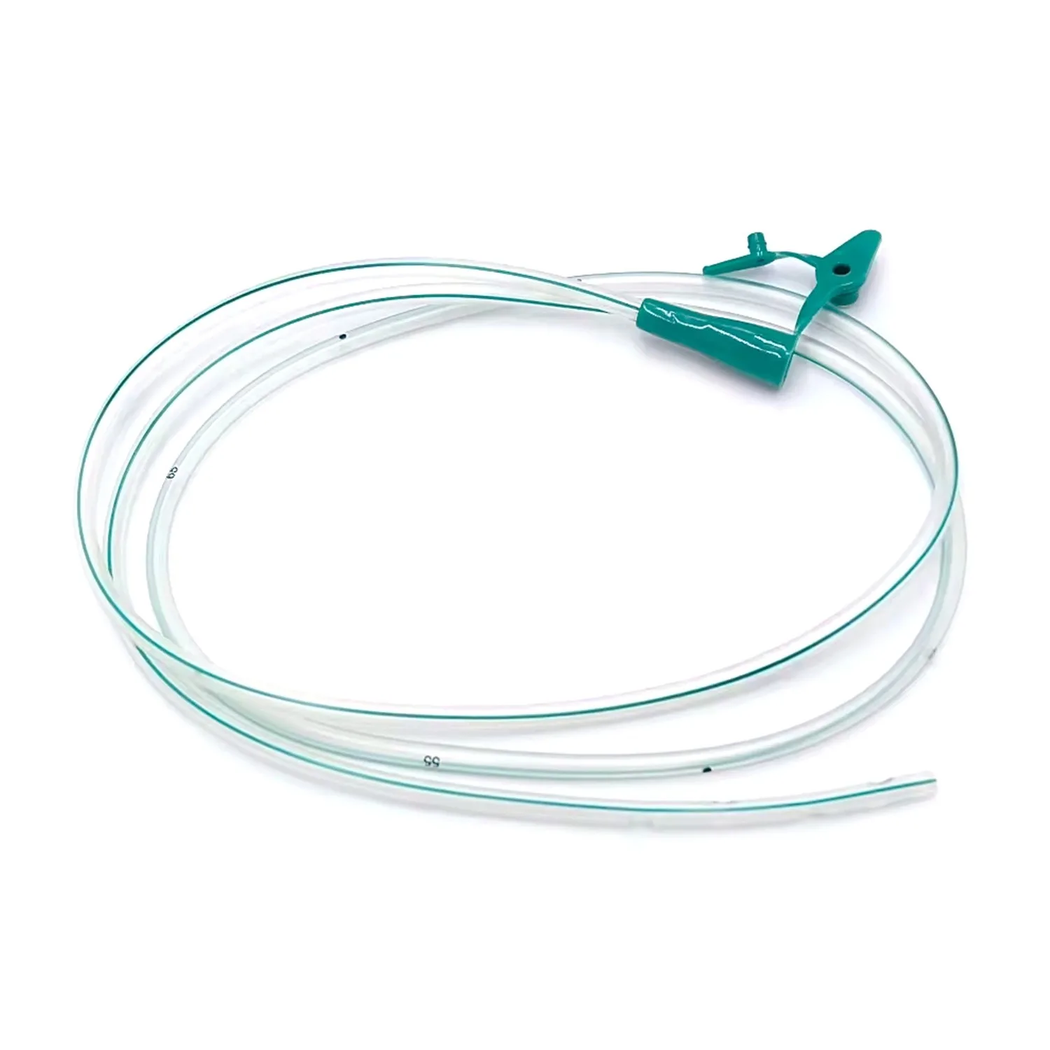 Disposable Medical Equipment 100% Silicone Stomach Feeding Tube with Stainless Steel Ball Hospital Supplier with CE