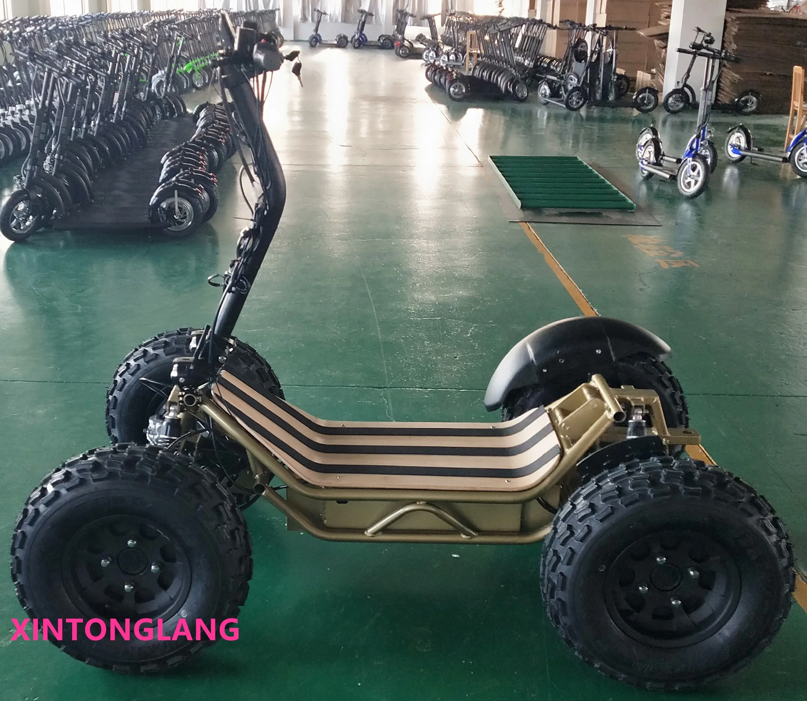 Hot sale high quality 4x1500w/60v 50ah four wheel off road atv scooter electric scooter with CE for adult