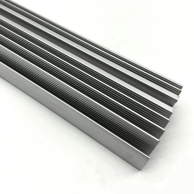 Custom 6063 t5 Aluminum Bar Extrusion Skiving Heatsink For LED Grow Light Street Lamp