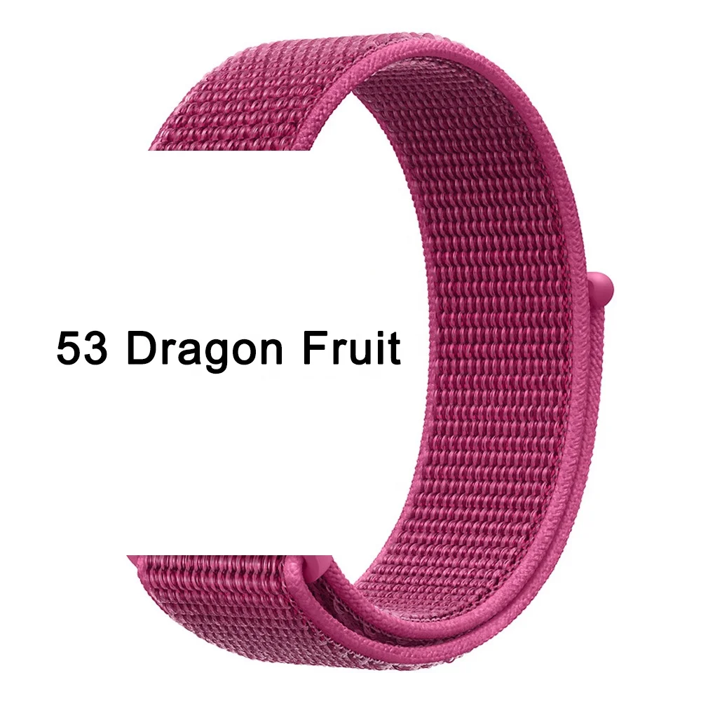 Ремешок спортивный ShanHai для Apple Watch Series 3/4/5/6/SE нейлоновый сменный плетеный браслет iWatch 40 мм