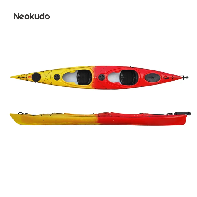 Тандем Двухместный каяк HDPE сидеть в рыбалке море 2 человека для продажи
