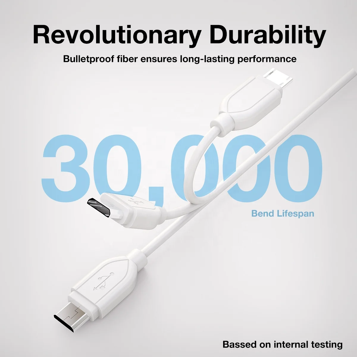 1.2M Phone Charger Cable 2.4A Micro USB Data Cable MOXOM CC06 High Quality Phone Cables For Samsung