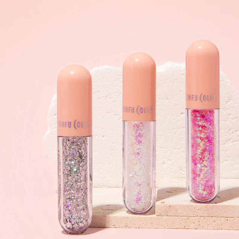 Multi glitter gel color custom your own private label free samples face eye lips glitter gel makeup