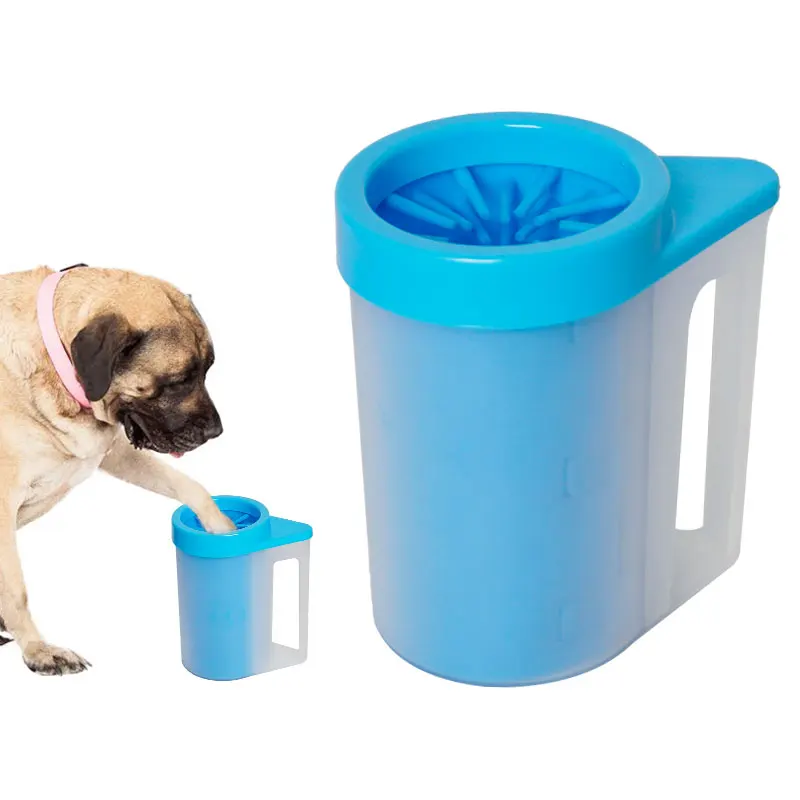 Pet Dog Paw Cleaner Cup Portable Foot Washer 360 Degree Dog Paws Quick Feet Wash Cleaner