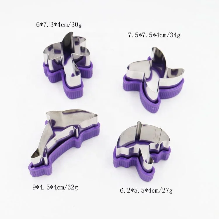 
Kids baking cookie tools 16pcs stainless steel christmas sandwich cookie cutter Mould set 