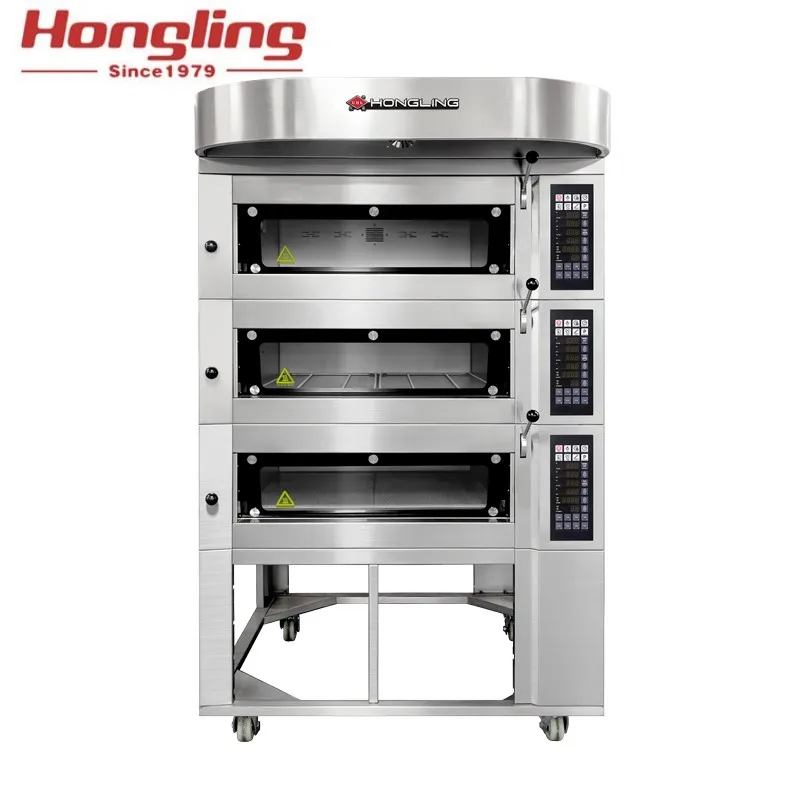 Commercial 3 Deck 6 Trays Electric Oven Baking Cake Bread Oven Machine