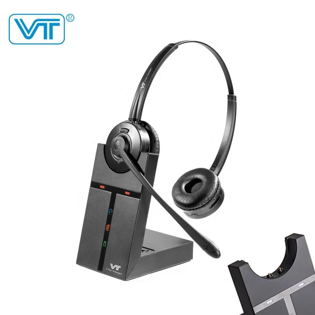 
Wireless headset noise canceling for AASTRA Alcatel Panasonic Grandstream IP Phone 