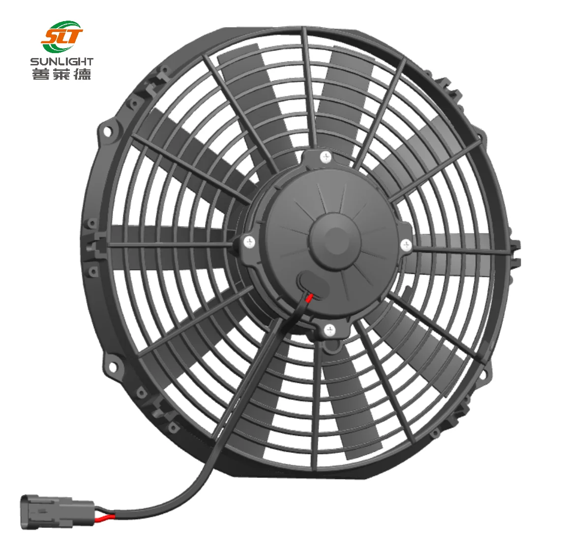 11 inch radiator bldc motor  fan radiator cooling fan 24v fan suction