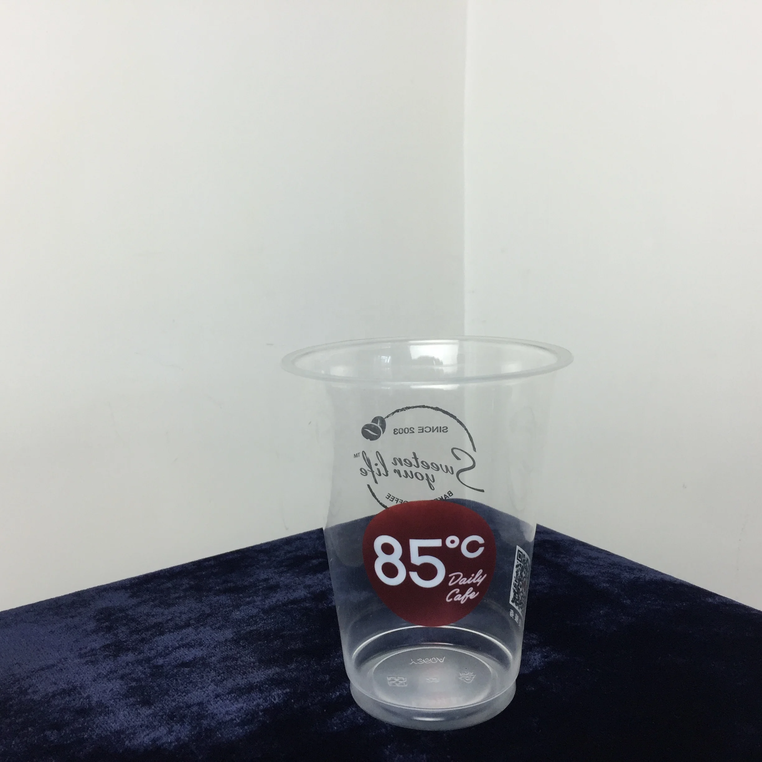 
12oz 360ml Disposable Injection Plastic Milkshake PP Cup With Lid 