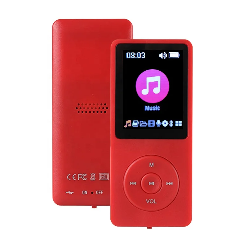 Amazon hot selling wireless display lcd mp4 music player