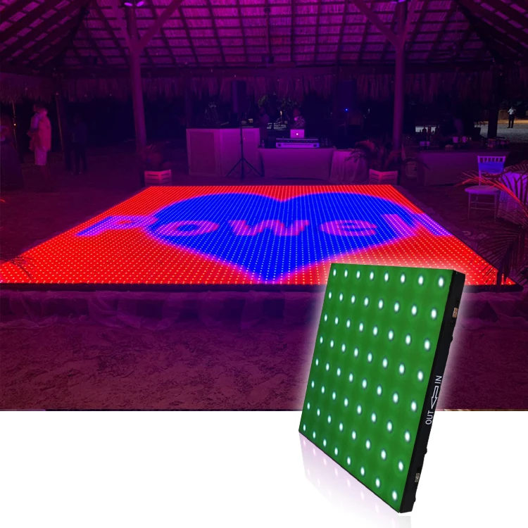 New product rgb cheaper price durable disco led on dance floor for wedding