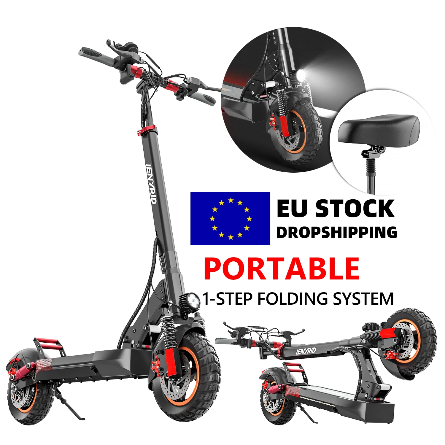 Wholesale China factory Oversea Warehouse iE kugoo M4 Pro S foldable electric scooter 500w 2 wheels electric scooter
