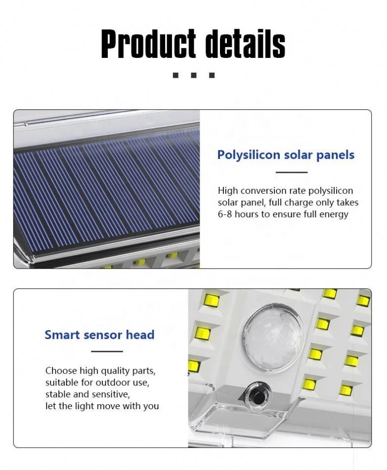 Shingel rechargeable led solar energy powered charge motion sensor wall mounted lamp outdoor security light with solar panels