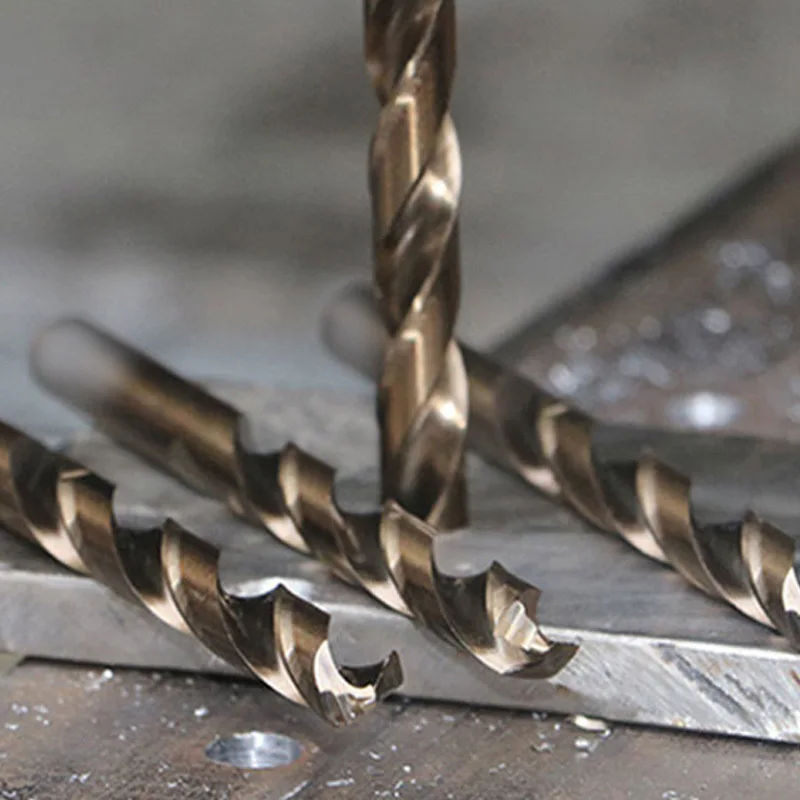 Durable M2 Hss Roasted Jute Drill 25pcs Straight Shank Twist Drill Bit Set