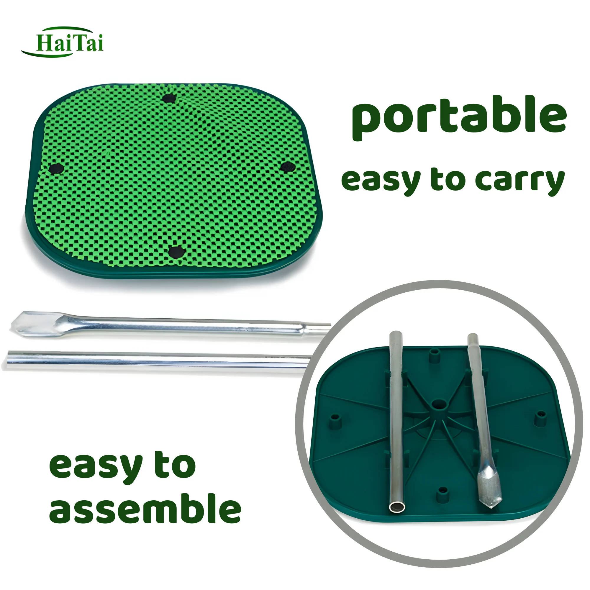 Portable Outdoor Beach Table with No-Slip Surface Folding Camp Table