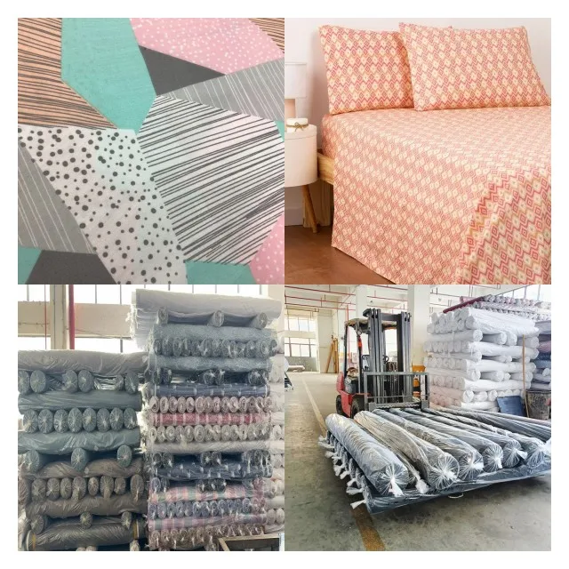 brushed fabrics 100% microfiber polyester bedding Bed sheets set Hotel soft sheet set fabric