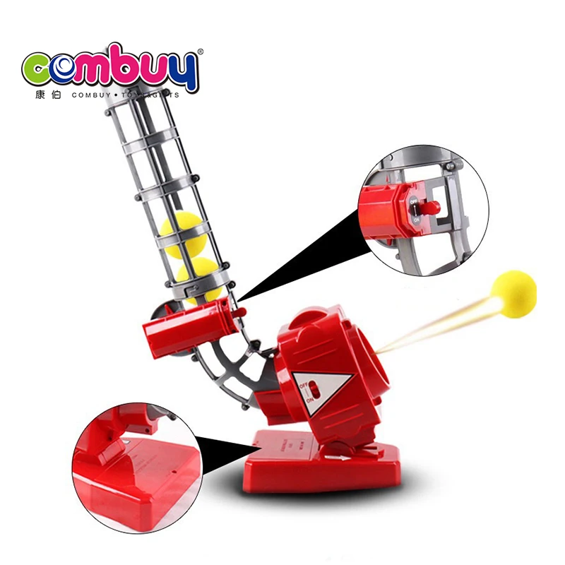 Спортивная игрушка 2 в 1, автомобильная машина, теннисная бейсбольная пусковая установка с битой