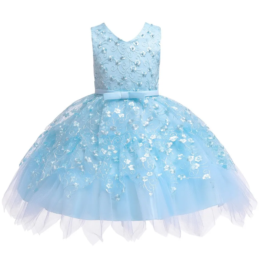 Kids 2023 Girls Elegant  Trendy Dresses for Girls Party Wedding Birthday Formal Wear