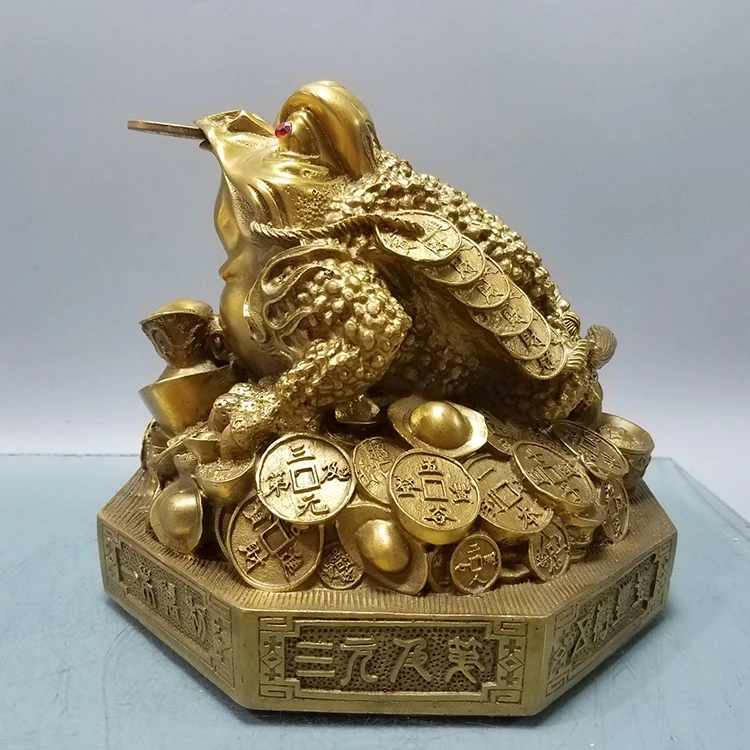 
Wholesale Money Frog Feng Shui Animal Copper Statueslucky Frog And Copper Toad For Business Gift 