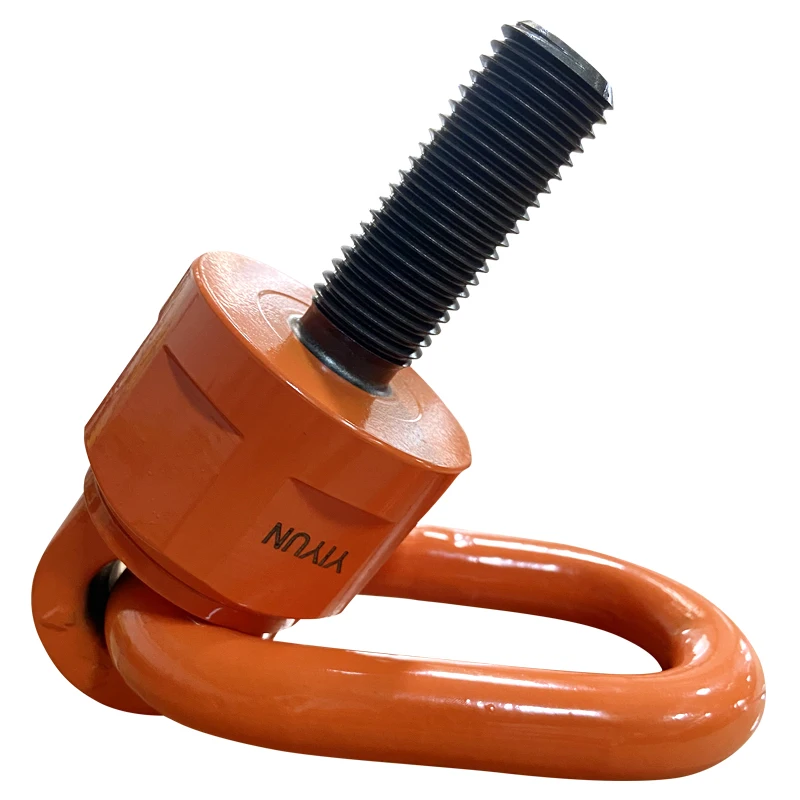 G80 New parts 13/4-5 UNC vlbg hoist ring swivel joint is g80 stainless steel chain swivel side pull hoist ring