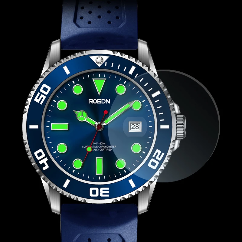 ROSDN OEM Top Luxury Watches Diver Automatic Movement Watch Brand Man 316L Stainless Steel Machine Wristwatch