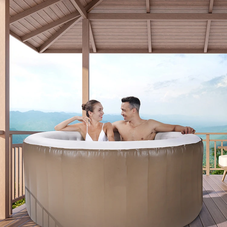 Наружные и внутренние надувные горячие ванны Spa 54123 Miami Lay Z гидромассажная Ванна с системой
