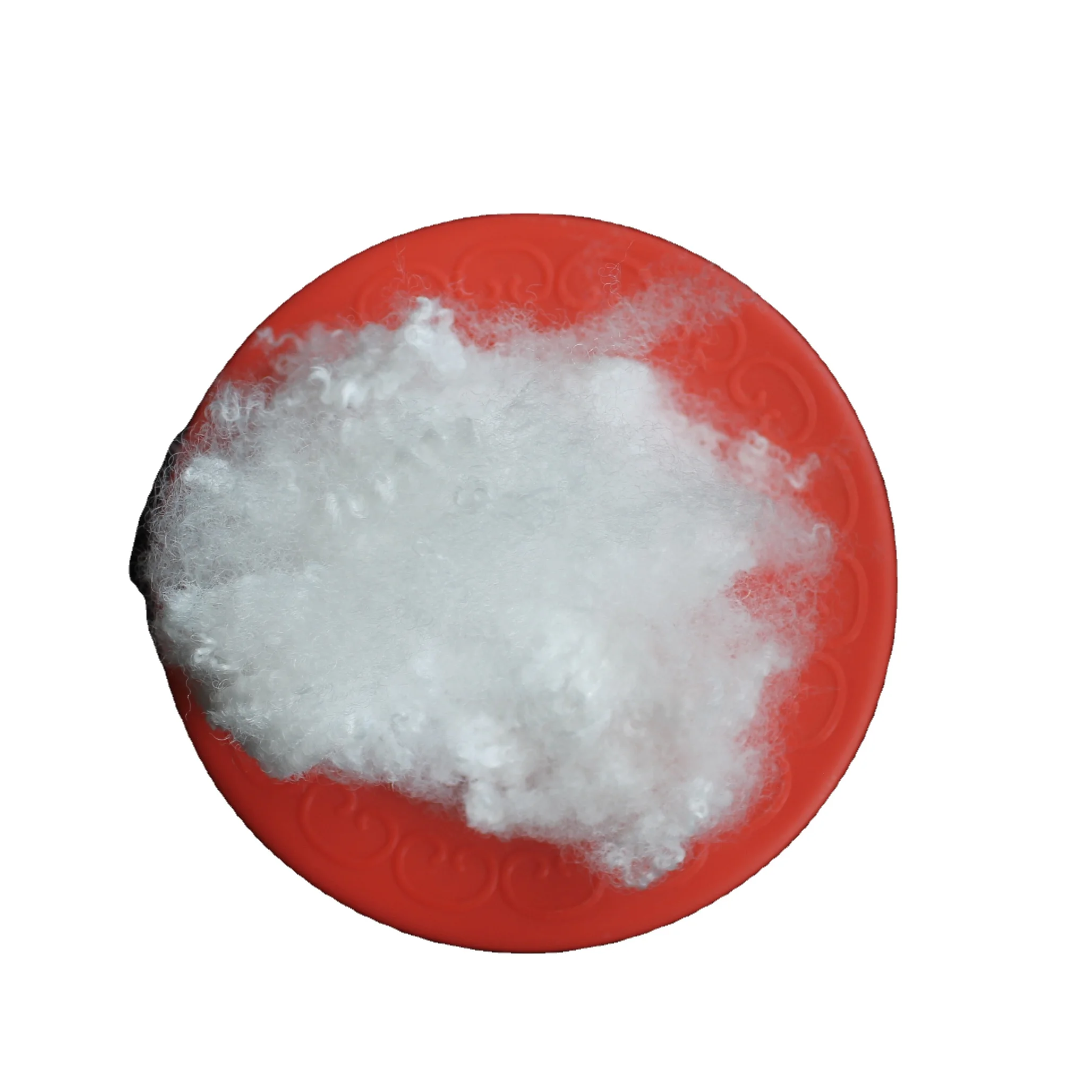 Factory direct high quality  pillow filling siliconized virgin hcs 7D*64mm polyester fiber