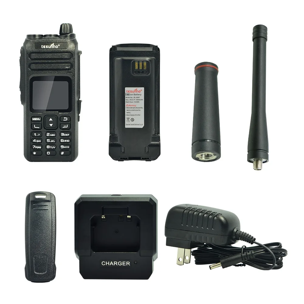  Двухрежимная рация Tesunho TH-680 4G IP с радиусом действия 100