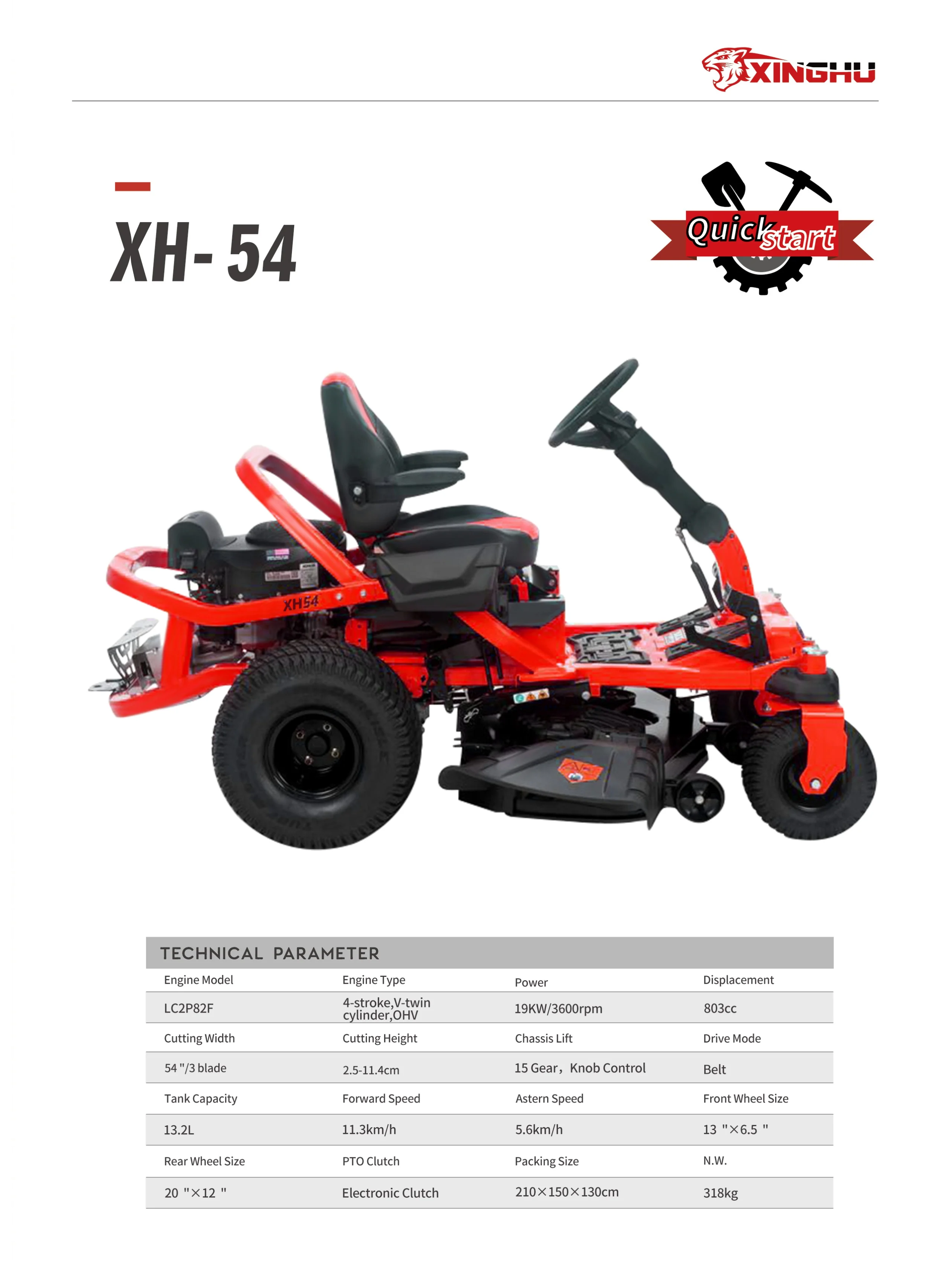 B&S engine Riding  lawn tractor  Petrol Weed Car Zero Turn Ride-on Mower 48 Inch Gasoline riding mower