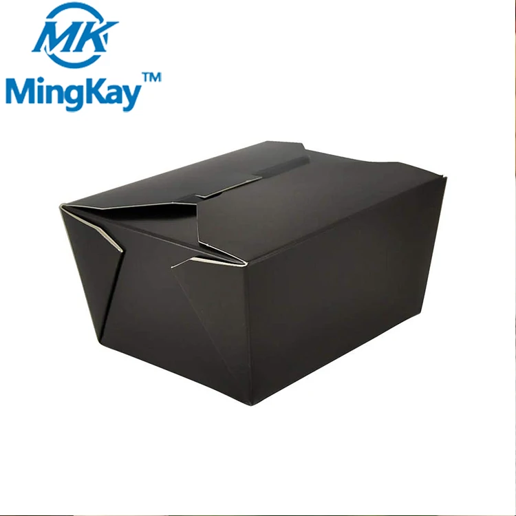Disposable restaurant paper food package box take away paper food container