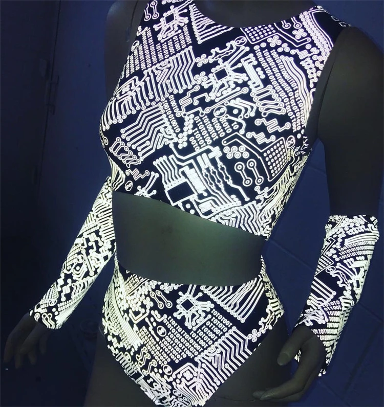 Оптовая продажа светоотражающая пуховая куртка радужного цвета стрейчевая ткань из