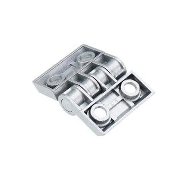 Silver 4040 Die Cast Zinc Butt Hinge For Cabinet Door