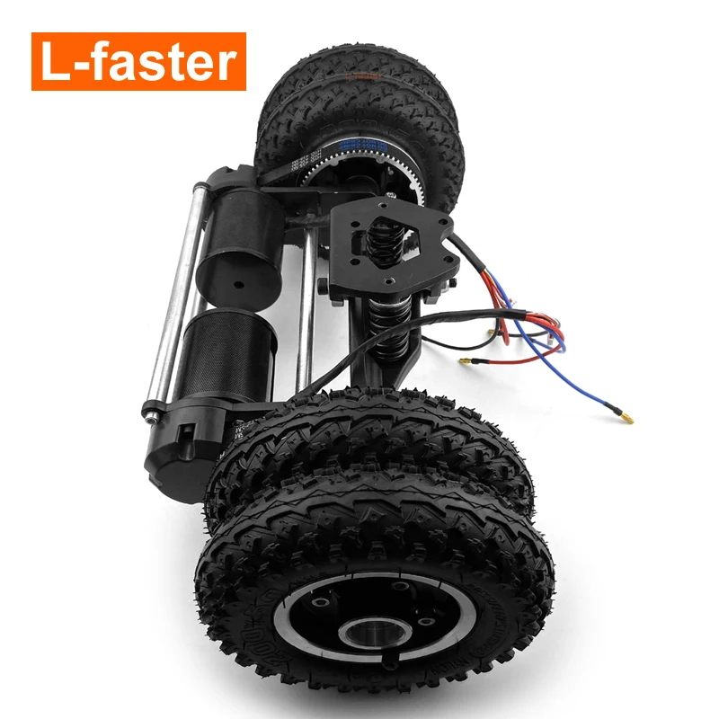 L-faster Reinforced 8 inch Off Road dual Wheels Electrical Motor Truck Bracket Electric Mountain Skateboard