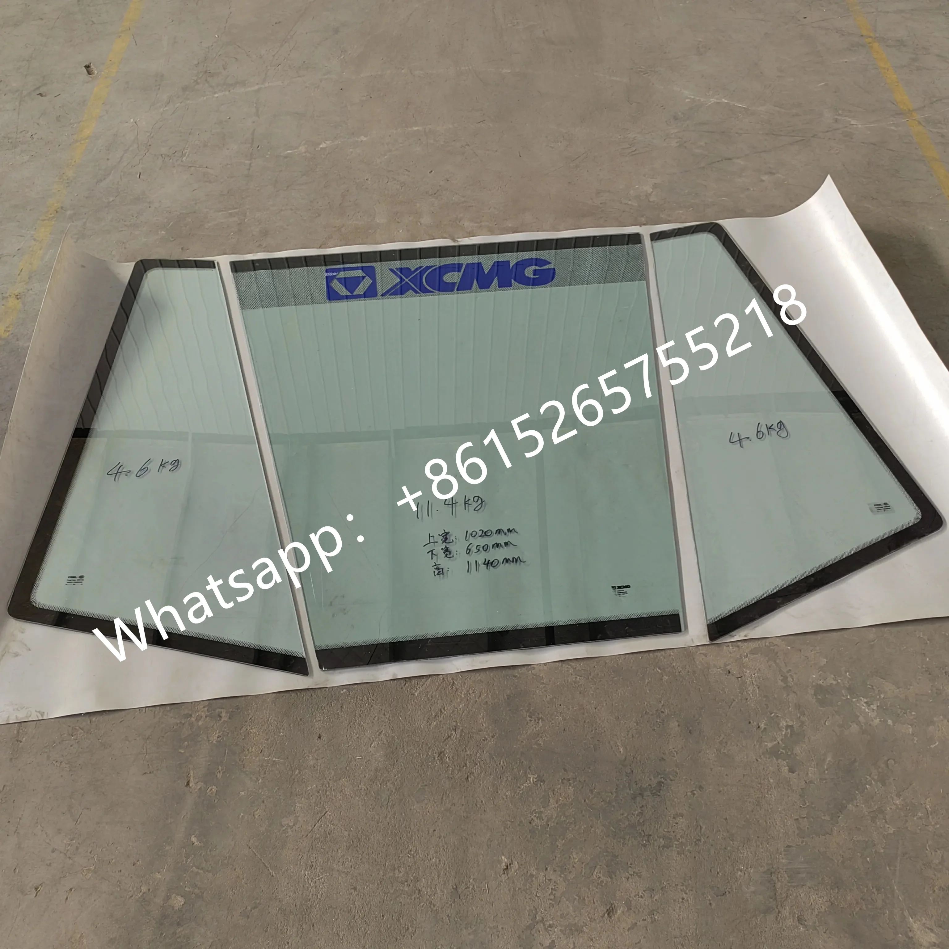 X CMG LW500FN ZL50GN loader spare parts 251809988 left front glass 252910806 left door lower glass