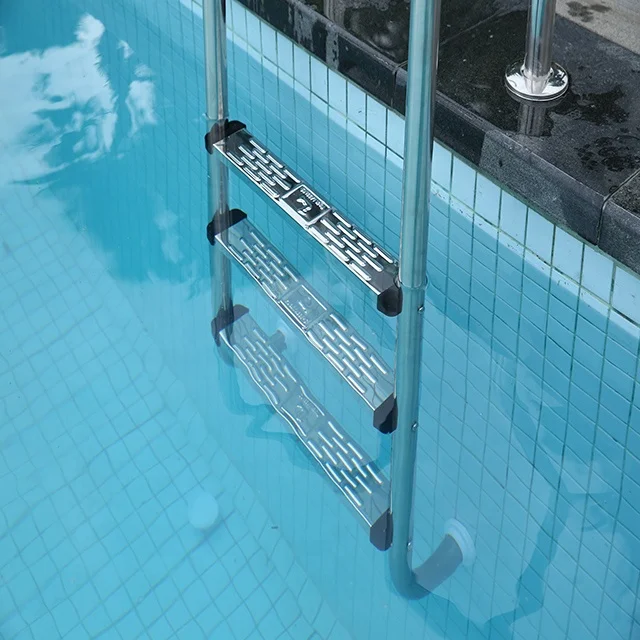 Home Swimming Pool Ladder with Thickened 304 Stainless Steel Armrest Escalator Design for Easy Accessibility