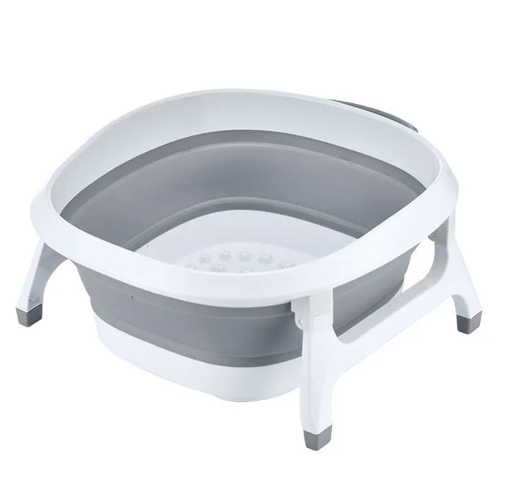 Collapsible Foot Soaking Bath Basin Folding Foot Bath Tub Soaking Feet Bucket for Travel