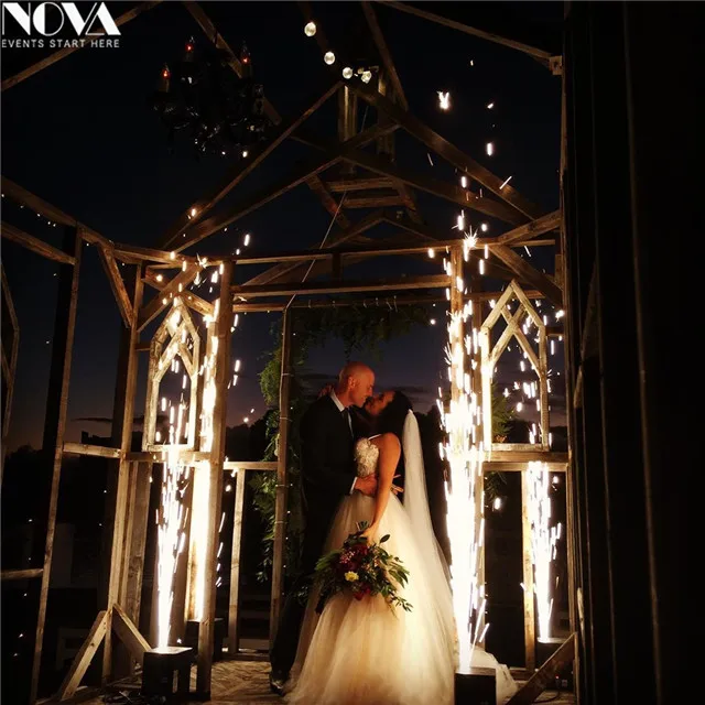 Stage fire electronic cold fireworks  spark machine