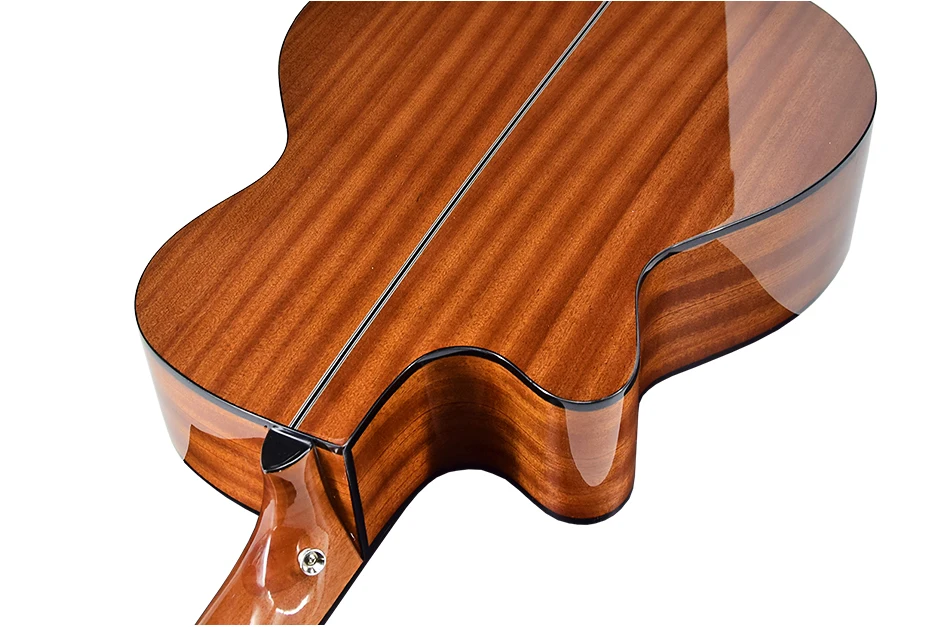 Factory 4 Strings High Quality K-AB40 Wood Acoustic Bass Guitar