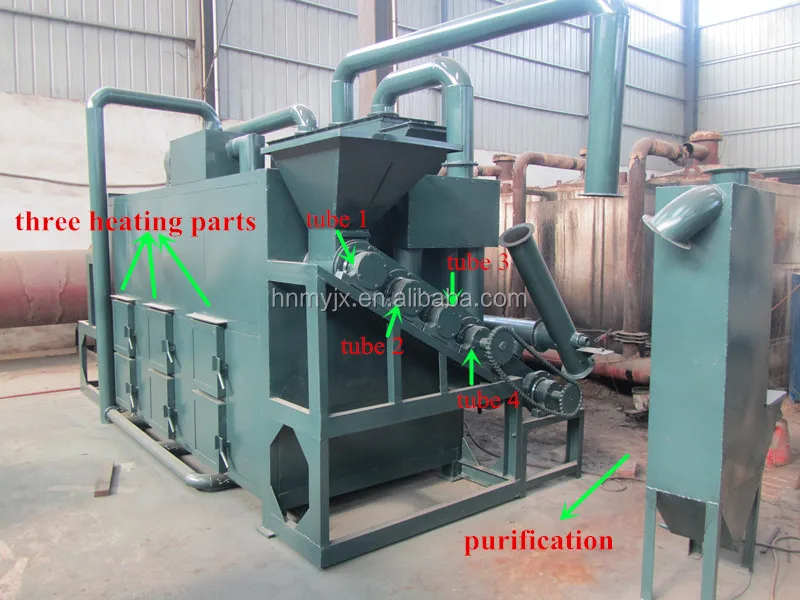 Совершенно новая печь для карбонизации древесных чипов высокого качества