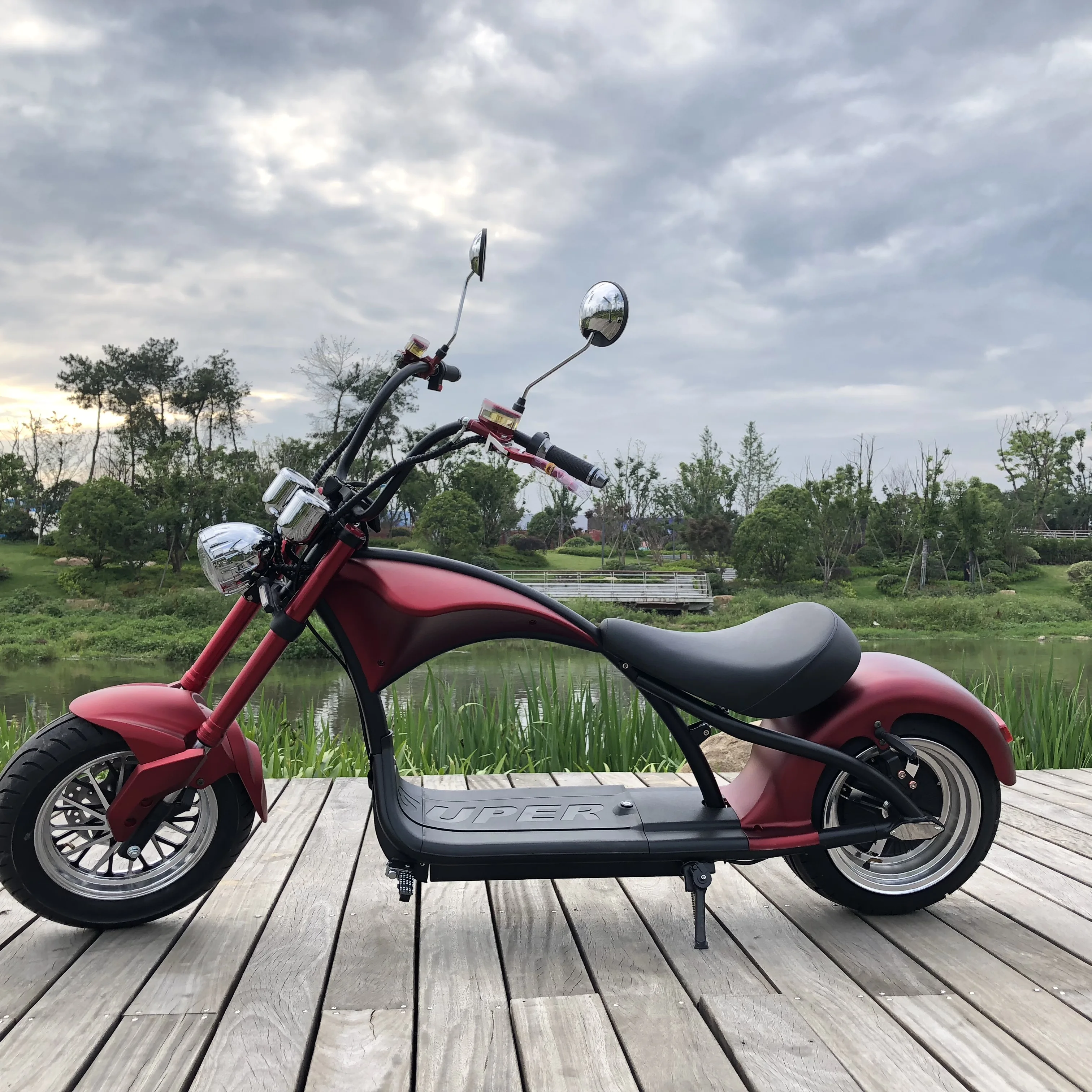 Adult 1500W Moto Electrica E electric Scooter Citycoco Bike Moped Motorcycle Scooters Adults